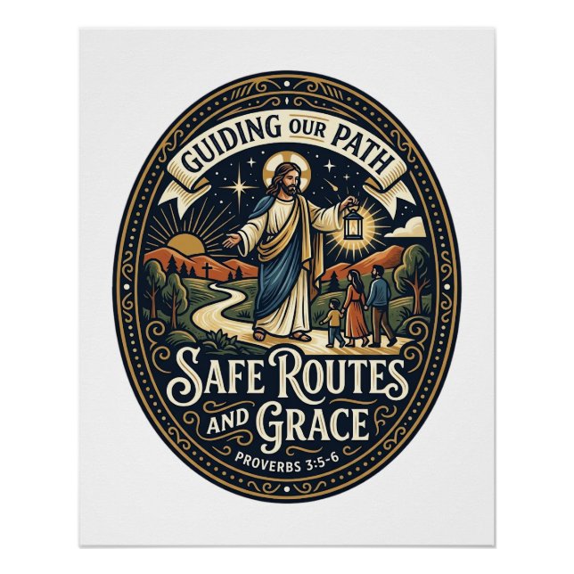 Jesus Bus Driver Transit Worker Shirt Faith Based  Poster (Front)