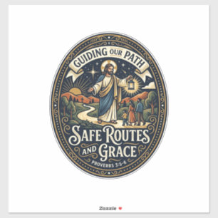 Jesus Bus Driver Transit Worker Shirt Faith Based  Sticker