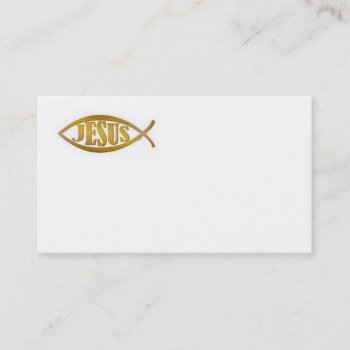 Jesus Business Card Christian by CREATIVECHRISTIAN at Zazzle