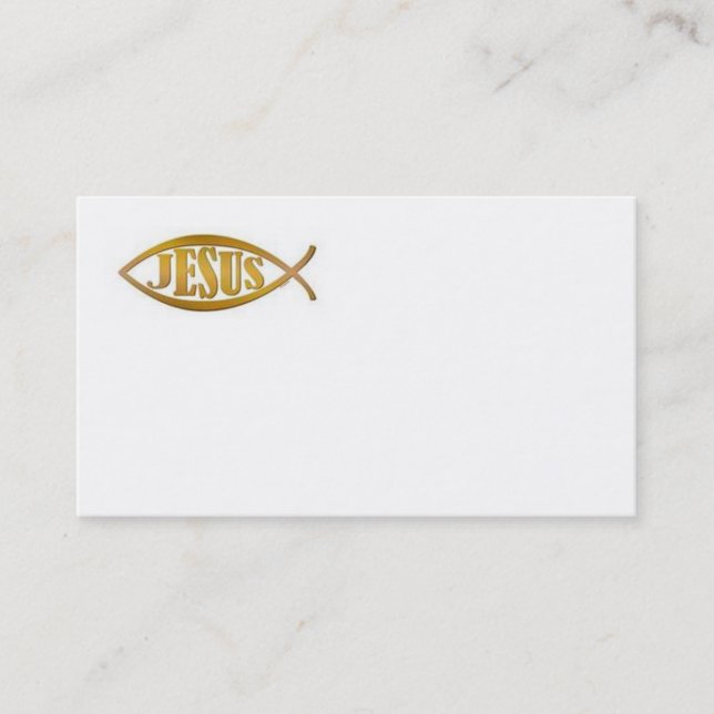 JESUS BUSINESS CARD CHRISTIAN (Front)