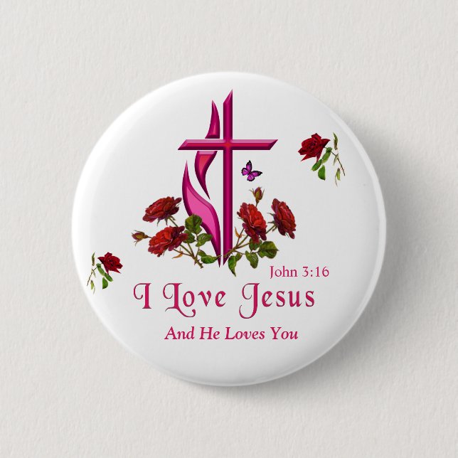 Jesus  button (Front)