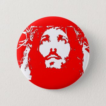 Jesus Button by agiftfromgod at Zazzle