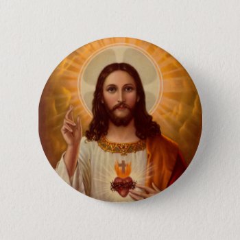 Jesus Button by agiftfromgod at Zazzle