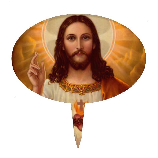Jesus Cake Topper (Front)