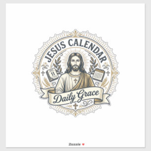 Jesus Calendar Daily Grace Jesus Calendar Daily Gr Sticker