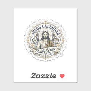 Jesus Calendar Daily Grace Jesus Calendar Daily Gr Sticker