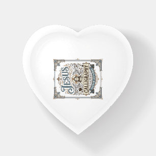 Jesus Calligraphy Sacred Lettering Jesus Calligrap Paperweight