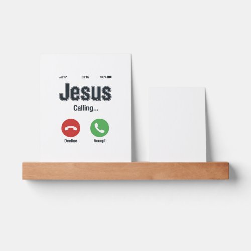 Jesus Calling Phone Screen Christian Shirt Design_ Picture Ledge