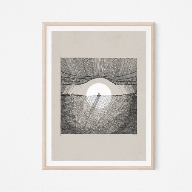 Jesus Calms Storm, DIGITAL PRINT!!, Hush Be Still, Poster (Creator Uploaded)