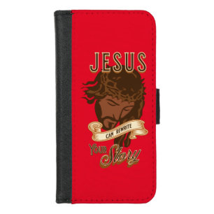 Jesus Can Rewrite Your Story iPhone 8/7 Wallet Case