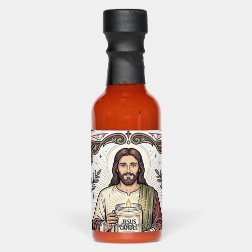 Jesus Candle Label Jesus Candle Christian Faith Vi Hot Sauces