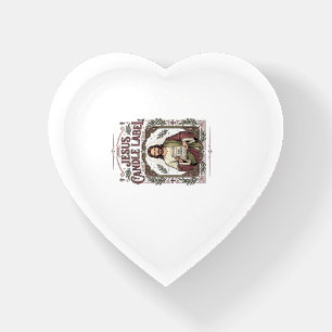 Jesus Candle Label Jesus Candle Christian Faith Vi Paperweight