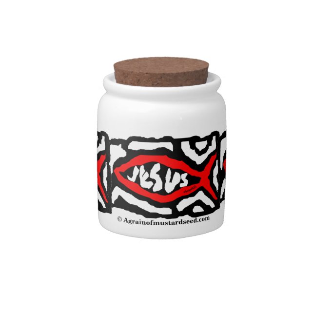 Jesus Candy Jar (Front)