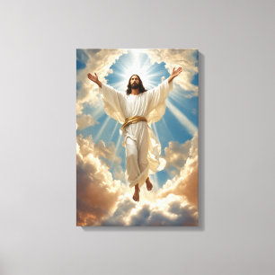 "Jesus Canvas Wall Art - Inspirational Religious D