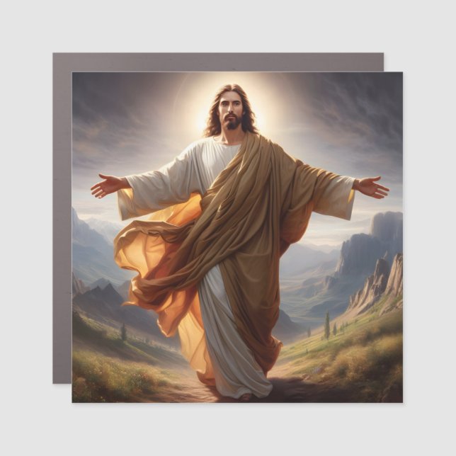 Jesus Car Magnet (Front)