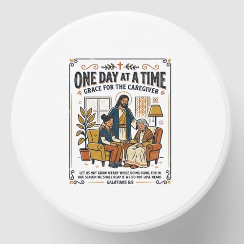 Jesus Caregiving Aging Parents Graphic Tee Christi Mini Candle Favors