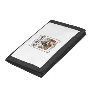 Jesus Caregiving Aging Parents Graphic Tee Christi Tri-fold Wallet