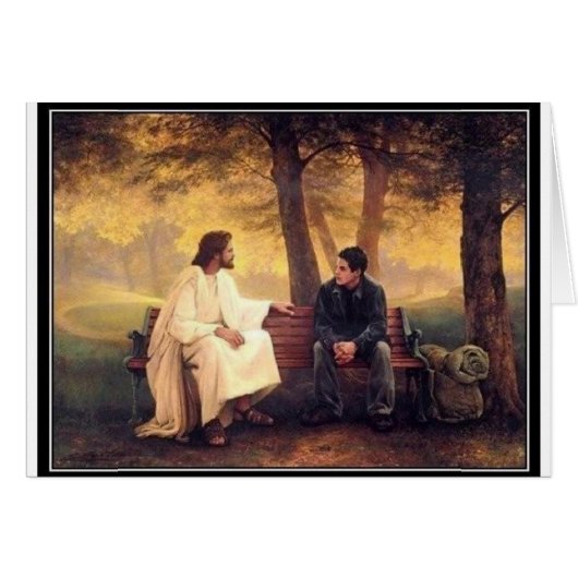 Jesus Cares For Me Cards (Front Horizontal)