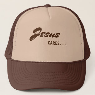 Jesus Cares Trucker Hat