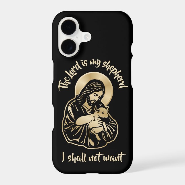 Jesus Caring Shepherd Iphone Case (Back)