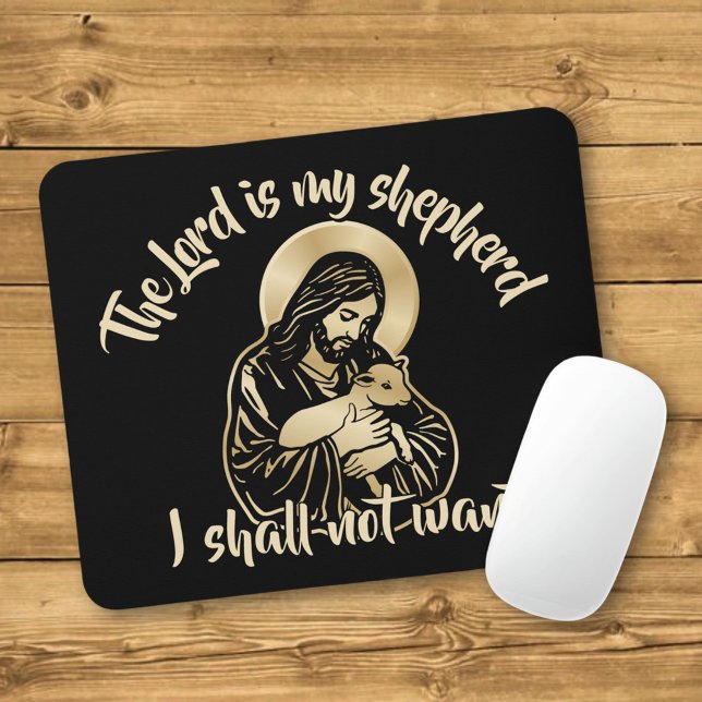 Jesus Caring Shepherd Mouse Pad (Creator Uploaded)