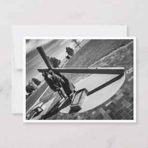 Jesus Carries His Cross  Postcard