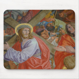 Jesus Carrying The Cross Mouse Pad