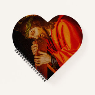 Jesus carrying the cross notebook