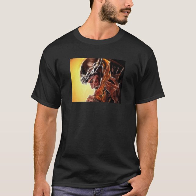 Jesus Carrying The Cross T-Shirt (Front)