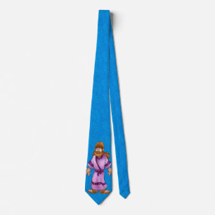 Jesus cartoon Tie