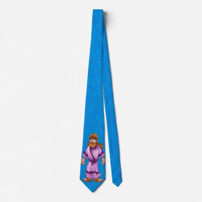 Jesus cartoon Tie (Front)