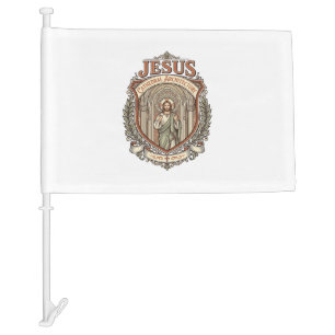Jesus Cathedral Architecture Jesus Cathedral Archi Car Flag