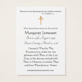 Jesus Catholic Funeral Memorial Holy Card - | Zazzle