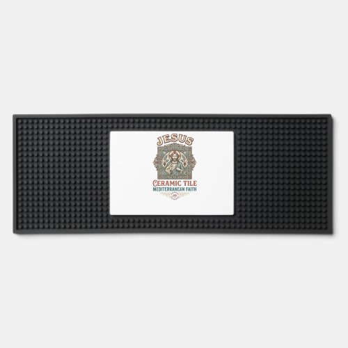 Jesus Ceramic Tile Mediterranean Faith Jesus Ceram Bar Mat