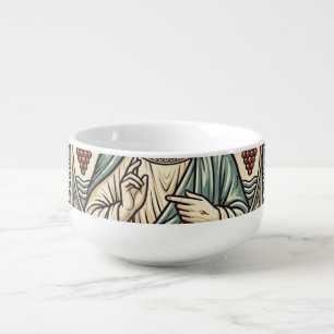 Jesus Ceramic Tile Mediterranean Faith Jesus Ceram Soup Mug