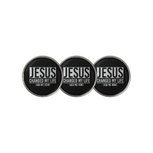 Jesus Changed My Life Ask Me How Jesus Golf Ball Marker