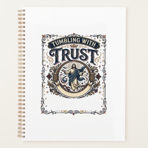 Jesus Cheer Gymnastics Graphic Tee Christian Art_1 Planner