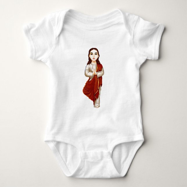 jesus child baby bodysuit (Front)