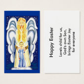 Jesus child Easter card (Front & Back)