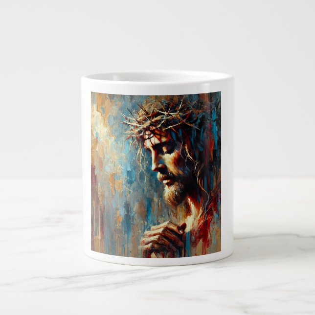 Jesus Chris Giant Coffee Mug (Front)