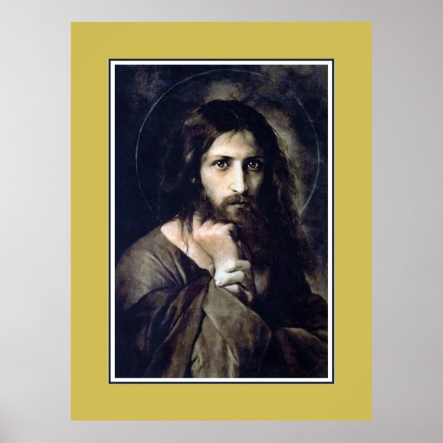 Jesus Christ 1888 by Georg Karl Franz Cornicelius Poster (Front)