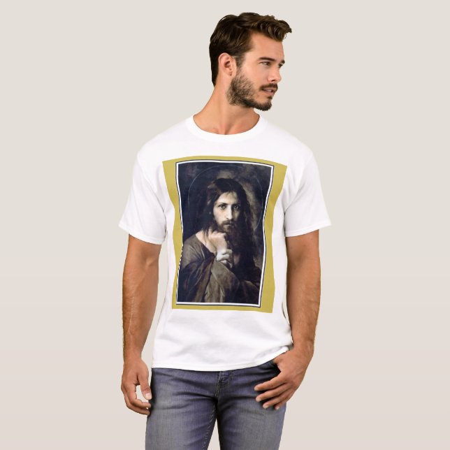 Jesus Christ 1888 by Georg Karl Franz Cornicelius T-Shirt (Front Full)