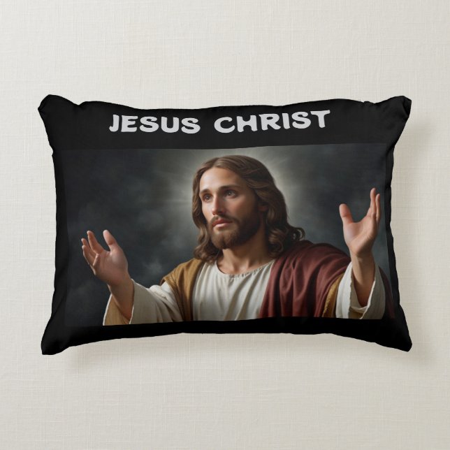 JESUS CHRIST ACCENT PILLOW (Front)