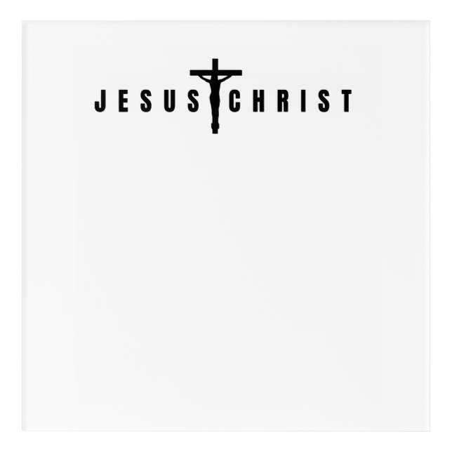 Jesus Christ Acrylic Print (Front)