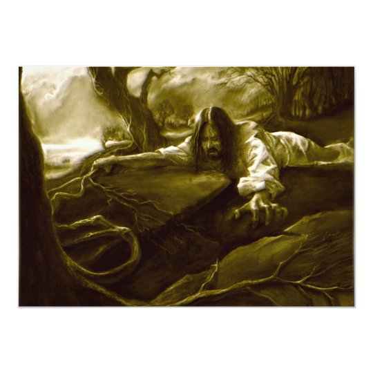 Jesus Christ Agony in the Garden of Gethsemane Card
