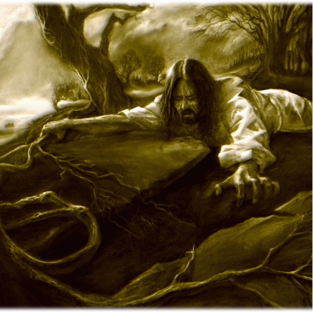 Jesus Christ Agony in the Garden of Gethsemane Statuette (Front)