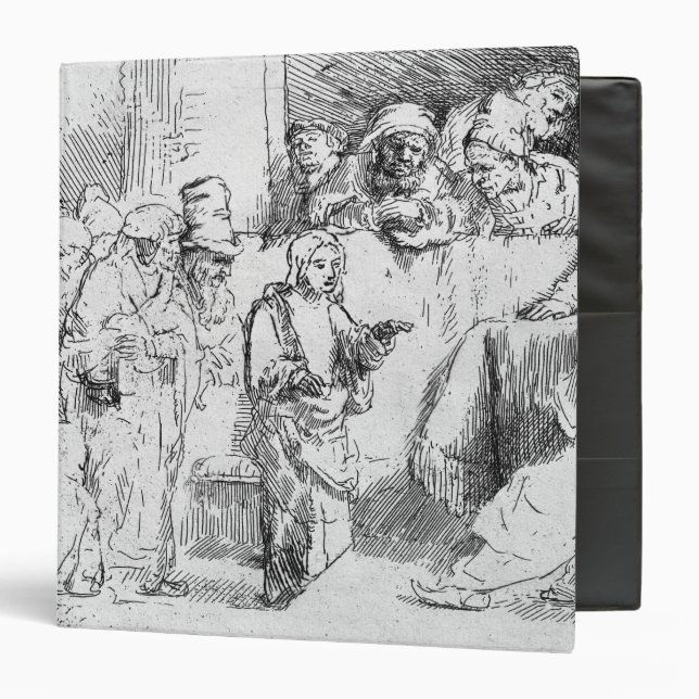 Jesus Christ among the Doctors 3 Ring Binder (Front/Inside)