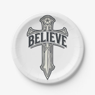Jesus Christ Anchor of My Soul Christian Shirt Paper Plates
