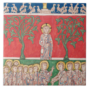Jesus Christ and 12 Apostles Ceramic Tile