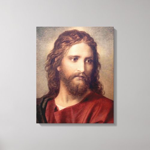 Jesus Christ and the Rich Young Ruler Hoffmann Canvas Print